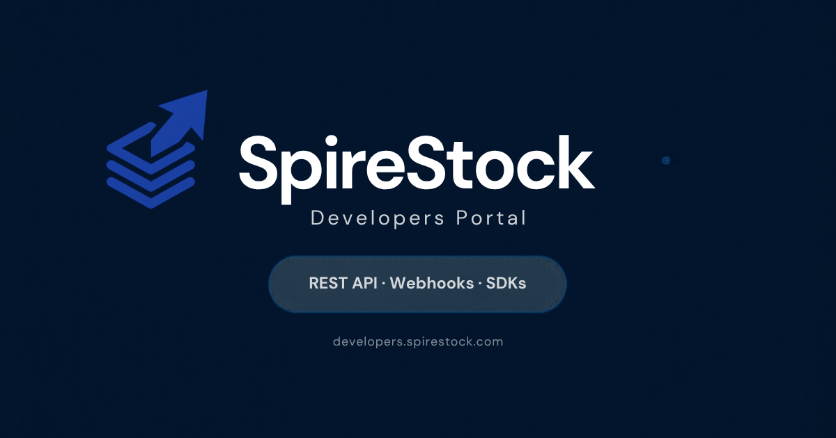 API Reference — SpireStock REST API | SpireStock Developers